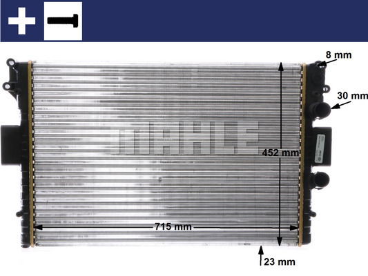 Kühler, Motorkühlung Mahle Original CR 2006 000S von Mahle Original