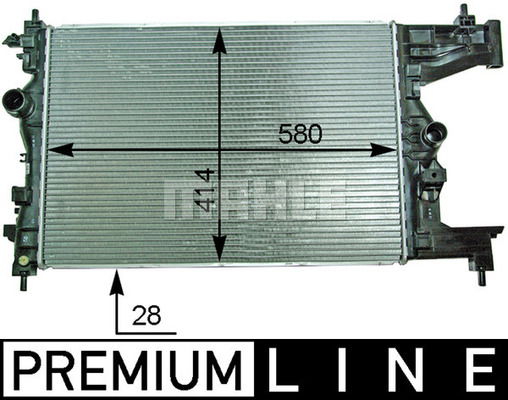 Kühler, Motorkühlung Mahle Original CR 2114 000P von Mahle Original