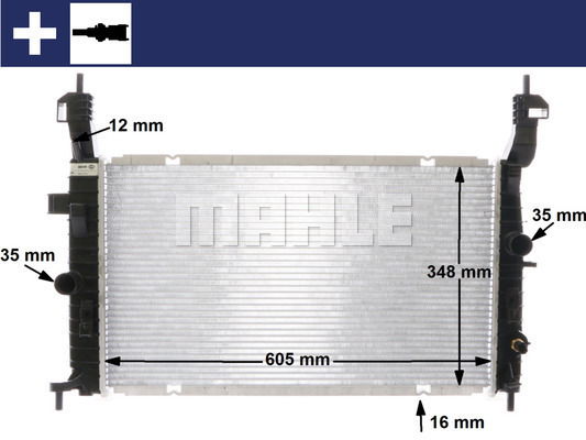 Kühler, Motorkühlung Mahle Original CR 2120 000S von Mahle Original