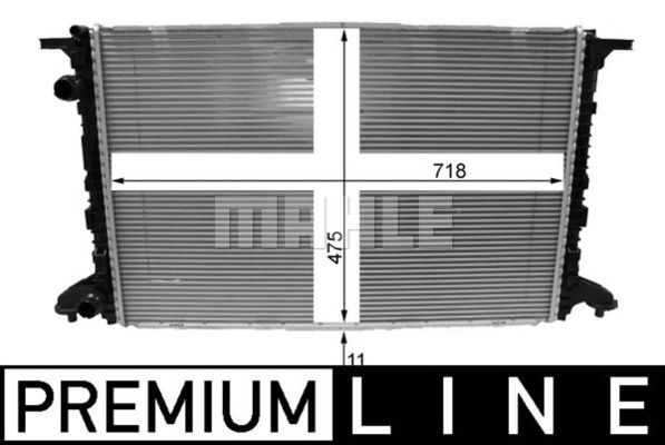 Kühler, Motorkühlung Mahle Original CR 2177 000P von Mahle Original