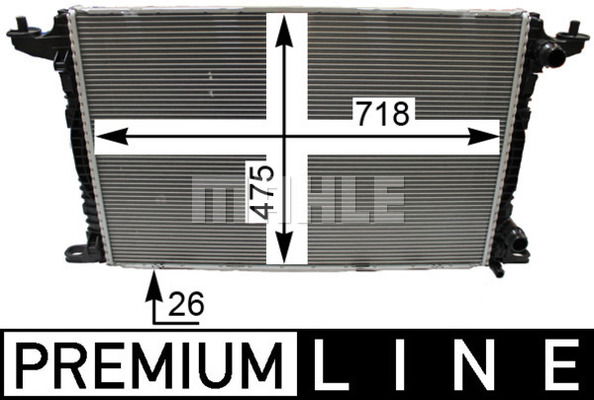 Kühler, Motorkühlung Mahle Original CR 2179 000P von Mahle Original