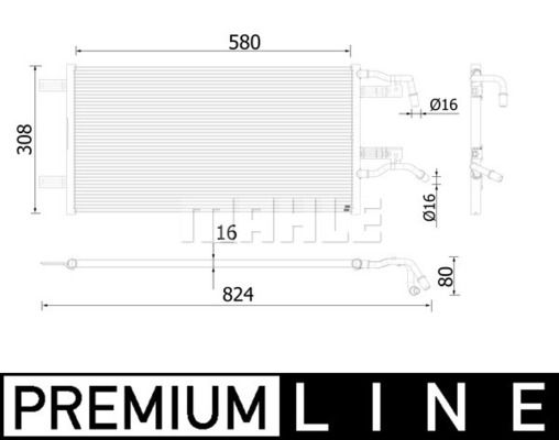 Kühler, Motorkühlung Mahle Original CR 935 000P von Mahle Original