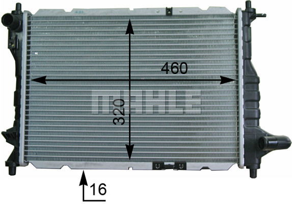 Kühler, Motorkühlung Mahle Original CR 944 000S von Mahle Original