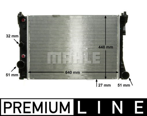 Kühler, Motorkühlung Mahle Original CR 988 000P von Mahle Original