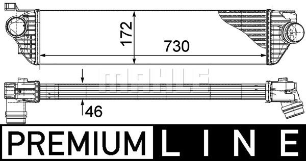 Ladeluftkühler Mahle Original CI 386 000P von Mahle Original