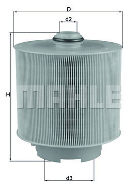 Luftfilter Mahle Original LX 1006/2D von Mahle Original