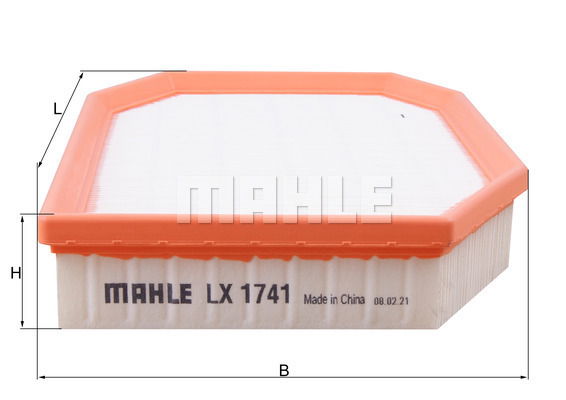 Luftfilter Mahle Original LX 1741 von Mahle Original