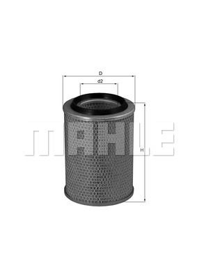 Luftfilter Mahle Original LX 690 von Mahle Original