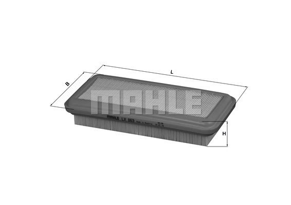 Luftfilter Mahle Original LX 863 von Mahle Original