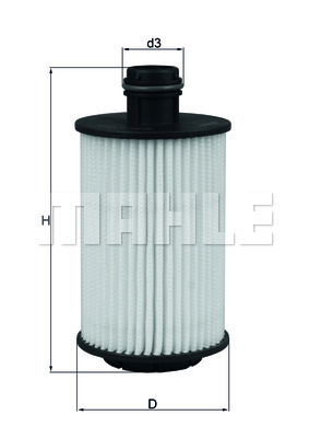 Ölfilter Mahle Original OX 1012D von Mahle Original