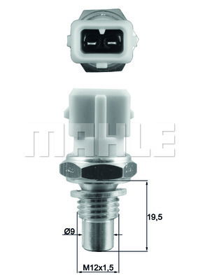 Sensor, Kühlmitteltemperatur Mahle Original TSE 17 von Mahle Original