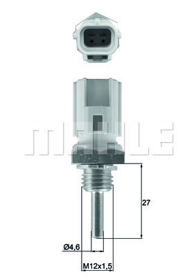 Sensor, Kühlmitteltemperatur Mahle Original TSE 30 von Mahle Original