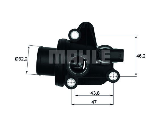 Thermostat, Kühlmittel Mahle Original TI 12 87 von Mahle Original