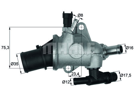 Thermostat, Kühlmittel Mahle Original TI 142 83 von Mahle Original