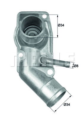 Thermostat, Kühlmittel Mahle Original TI 213 92D von Mahle Original