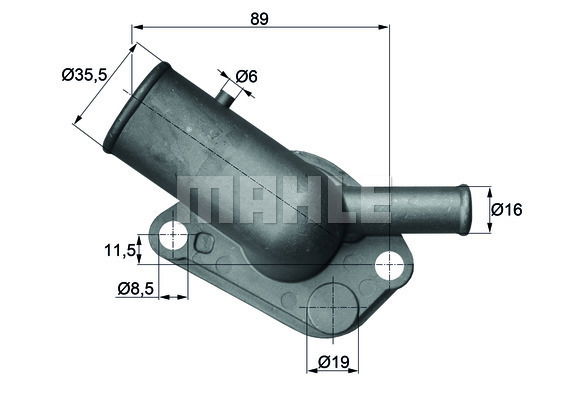 Thermostat, Kühlmittel Mahle Original TI 64 87D von Mahle Original