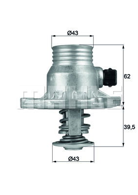 Thermostat, Kühlmittel Mahle Original TM 11 105 von Mahle Original