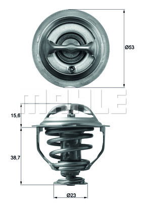 Thermostat, Kühlmittel Mahle Original TX 117 95D von Mahle Original