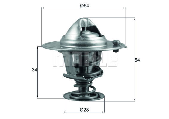 Thermostat, Kühlmittel Mahle Original TX 206 88D von Mahle Original