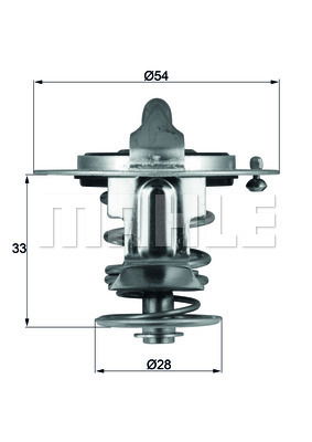 Thermostat, Kühlmittel Mahle Original TX 72 82 von Mahle Original