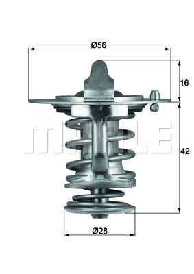 Thermostat, Kühlmittel Mahle Original TX 83 76D von Mahle Original