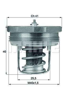 Thermostat, Kühlmittel Mahle Original TX 89 83 von Mahle Original