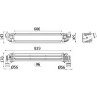 Ansaugluftkühler MAHLE CI 668 000P von Mahle