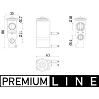 Expansionsventil, Klimaanlage MAHLE AVE 143 000P von Mahle