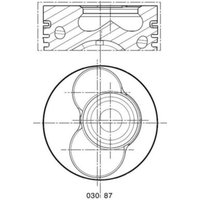 Kolben Kolben MAHLE 030 87 02 von Mahle