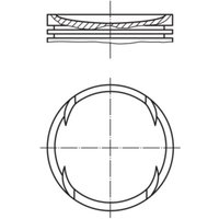 Kolben MAHLE 063 55 00 von Mahle