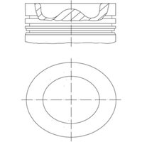 Kolben MAHLE 011 PI 00109 000 von Mahle