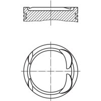 Kolben MAHLE 021 PI 00117 000 von Mahle