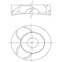 Kolben MAHLE 021 PI 00122 002 von Mahle