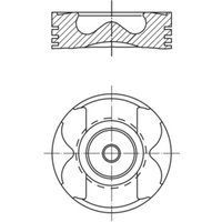 Kolben MAHLE 021 PI 00125 000 von Mahle