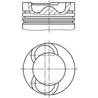 Kolben MAHLE 028 19 00 von Mahle