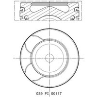 Kolben MAHLE 039 PI 00117 000 von Mahle