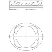 Kolben MAHLE 081 PI 00104 001 von Mahle