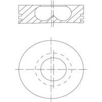 Kolben MAHLE 081 PI 00123 002 von Mahle