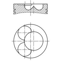 Kolben MAHLE 456 24 00 von Mahle