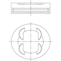 Kolben MAHLE 681 PI 00109 002 von Mahle