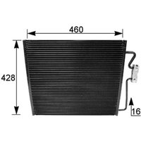 Kondensator, Klimaanlage MAHLE AC 154 001S von Mahle