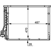 Kondensator, Klimaanlage MAHLE AC 179 000S von Mahle