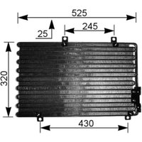 Kondensator, Klimaanlage MAHLE AC 195 000S von Mahle