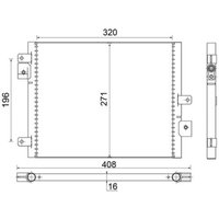 Kondensator, Klimaanlage MAHLE AC 354 000S von Mahle