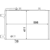 Kondensator, Klimaanlage MAHLE AC 370 000S von Mahle