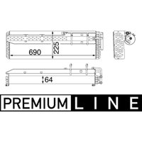 Kondensator, Klimaanlage MAHLE AC 54 000P von Mahle