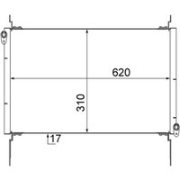 Kondensator, Klimaanlage BEHR MAHLE AC 562 000S von Mahle