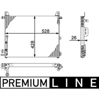 Kondensator, Klimaanlage MAHLE AC 656 000P von Mahle