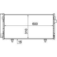 Kondensator, Klimaanlage MAHLE AC 718 000S von Mahle