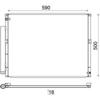 Kondensator, Klimaanlage MAHLE AC 836 000S von Mahle